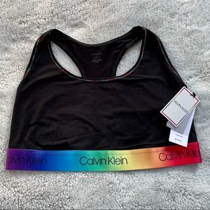 NWT Calvin Klein Limited Edition Pride Unlined Bralette [1X]